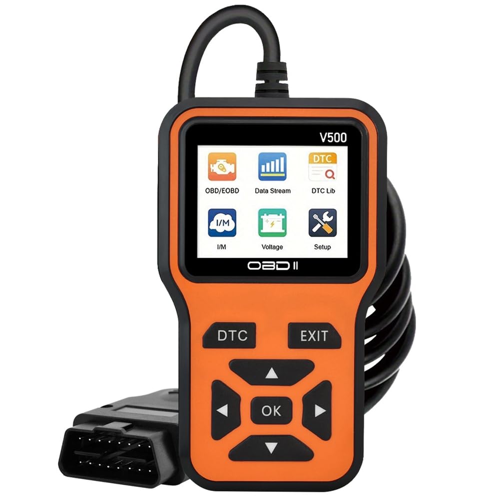 Amazon.co.jp: AKNBFIBN V500 OBD2車両診断ツール スキャナー エンジン